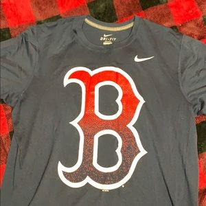 Nike dri fit Boston Red Sox shirt large